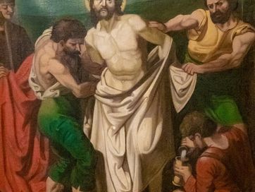 X. Station: Jesus wird seiner Kleider beraubt